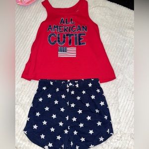 Girls size 3t Children's Place short set BRAND NEW. #137